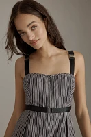 By Anthropologie Square-Neck Asymmetric Romper Dress