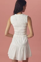 PAIGE Fraise Sleeveless V-Neck Mini Dress
