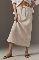Velvet by Graham & Spencer Beka Linen Midi Skirt