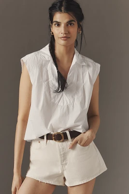 Velvet by Graham & Spencer Florence Collared Poplin Blouse