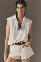 Velvet by Graham & Spencer Florence Collared Poplin Blouse