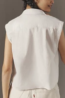 Velvet by Graham & Spencer Florence Collared Poplin Blouse
