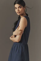 Velvet by Graham & Spencer Masha Sleeveless Poplin Midi Dress