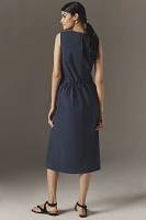 Velvet by Graham & Spencer Masha Sleeveless Poplin Midi Dress