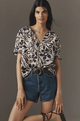 Velvet by Graham & Spencer Leslie Short-Sleeve Top
