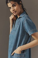 Velvet by Graham & Spencer Delany Short-Sleeve Denim Mini Dress