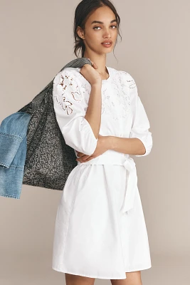 Sam Edelman Laine Tie Belt Mini Shirtdress