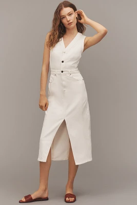 Rails Westwood Sleeveless Denim Slim Midi Dress