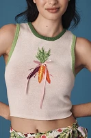 Rachel Antonoff Carrot Shell Sweater