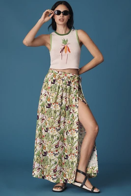 Rachel Antonoff Benny Maxi Wrap Skirt