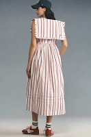 Damson Madder Josephine Collared Midi Dress