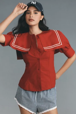 Damson Madder Keisha Collared Blouse