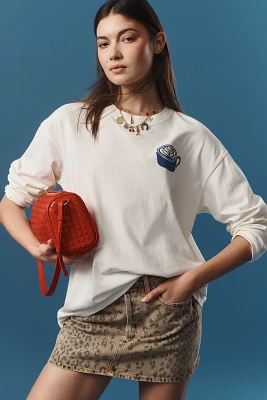 Damson Madder x Anthropologie Matcha Cafe Long-Sleeve Graphic Tee