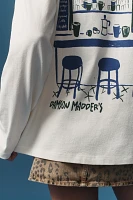 Damson Madder x Anthropologie Matcha Cafe Long-Sleeve Graphic Tee