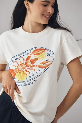 Damson Madder x Anthropologie Plate de Homard Shrunken Graphic Tee