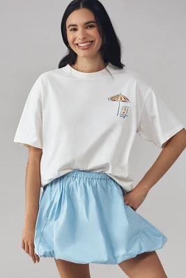 Damson Madder x Anthropologie Costa Del Sol Oversized Graphic Tee