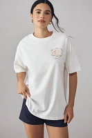 Damson Madder x Anthropologie Mon Petit Déjeuner Oversized Graphic Tee