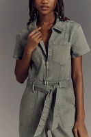 Good American x Anthropologie Fit For Success Utility Crop Jumpsuit