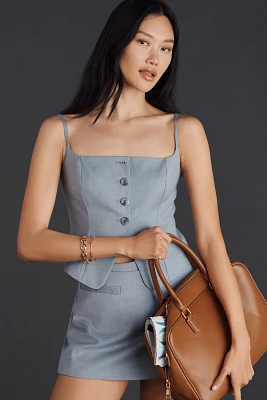 Good American Twill Suiting Vest