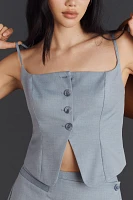 Good American Twill Suiting Vest