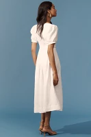 Reformation Coucou Linen Midi Dress