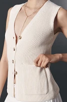 Reformation Faye Cotton Sweater Tank