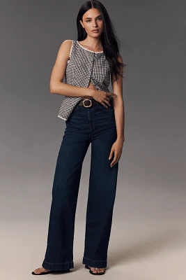 Reformation Bex Super Stretch High-Rise Wide-Leg Jeans