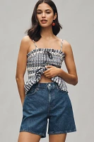 Reformation Raye Mid-Rise Relaxed Jean Shorts