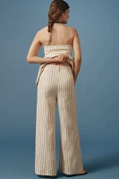 SIMONMILLER Bloo Linen Blend High-Rise Wide-Leg Pants