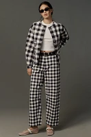 ALIGNE Nathan Check Quilted Jacket