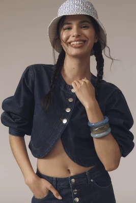 ALIGNE Angelina Crop Denim Jacket