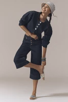 ALIGNE Miles Mid-Rise Denim Culotte Pants