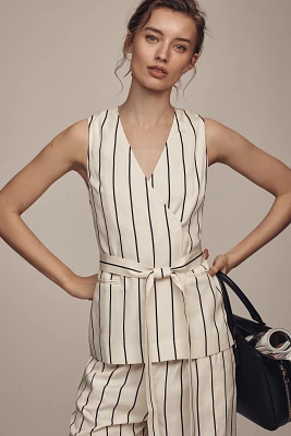 ALIGNE Jait Wrap Waistcoat Top