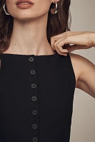 ALIGNE Penelope Linen Blend Sleeveless Peplum Blouse