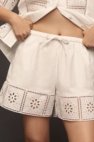 ALIGNE Chelsea Broderie Eyelet Shorts