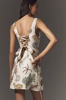 ALÉMAIS Sea Sleeveless Linen Mini Dress