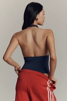 By Anthropologie Halter Jersey Bodysuit