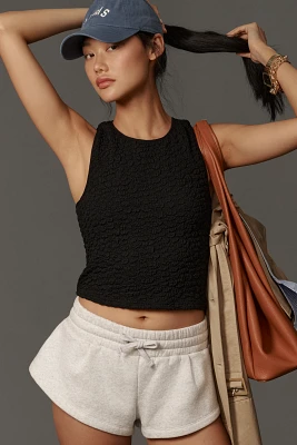 By Anthropologie Textured Racerback Tank