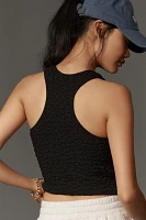 By Anthropologie Textured Racerback Tank