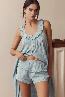 By Anthropologie Ruffle-Waist Shorts