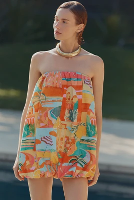Show Me Your Mumu Beverly Bubble-Hem Dress