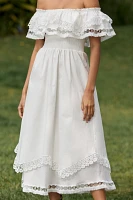 Peixoto Wyatt Off-The-Shoulder Midi Dress