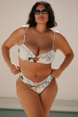 Montce St. Barth's Plus Floral Bikini Bottoms