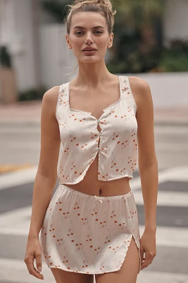 Dippin' Daisy's Charmed Satin Mini Skirt