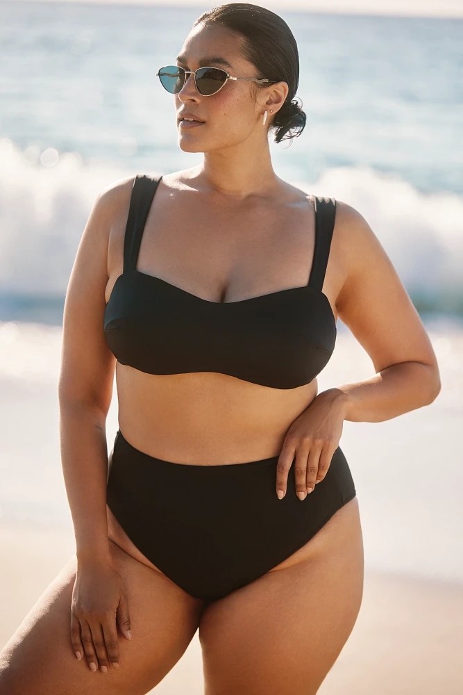 Andie Plus High-Rise Bikini Bottoms