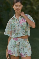 PQ Swim Amira Relaxed Floral Printed Pull-On Shorts