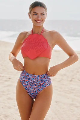 Farm Rio x Anthropologie Patterned Bikini Bottoms