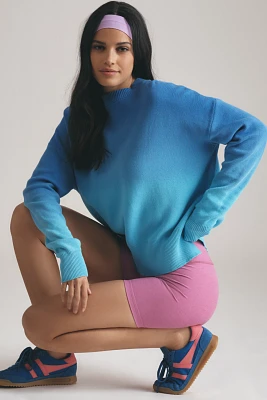 Beach Riot Callie Ombré Oversized Crew-Neck Sweater