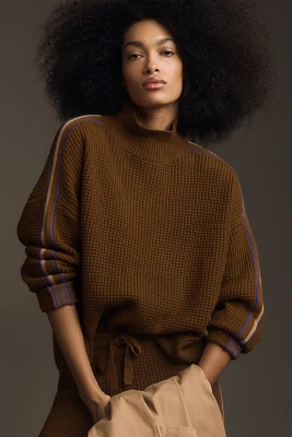 Spiritual Gangster Waffle-Knit Pullover Sweater