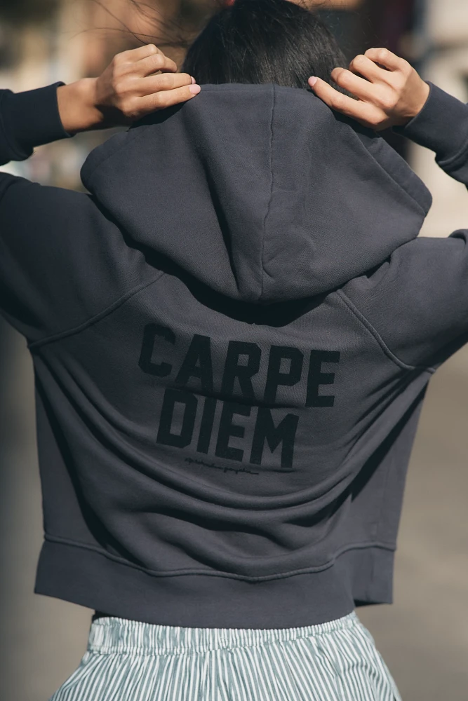 Spiritual Gangster Carpe Diem Everyday Zip Hoodie